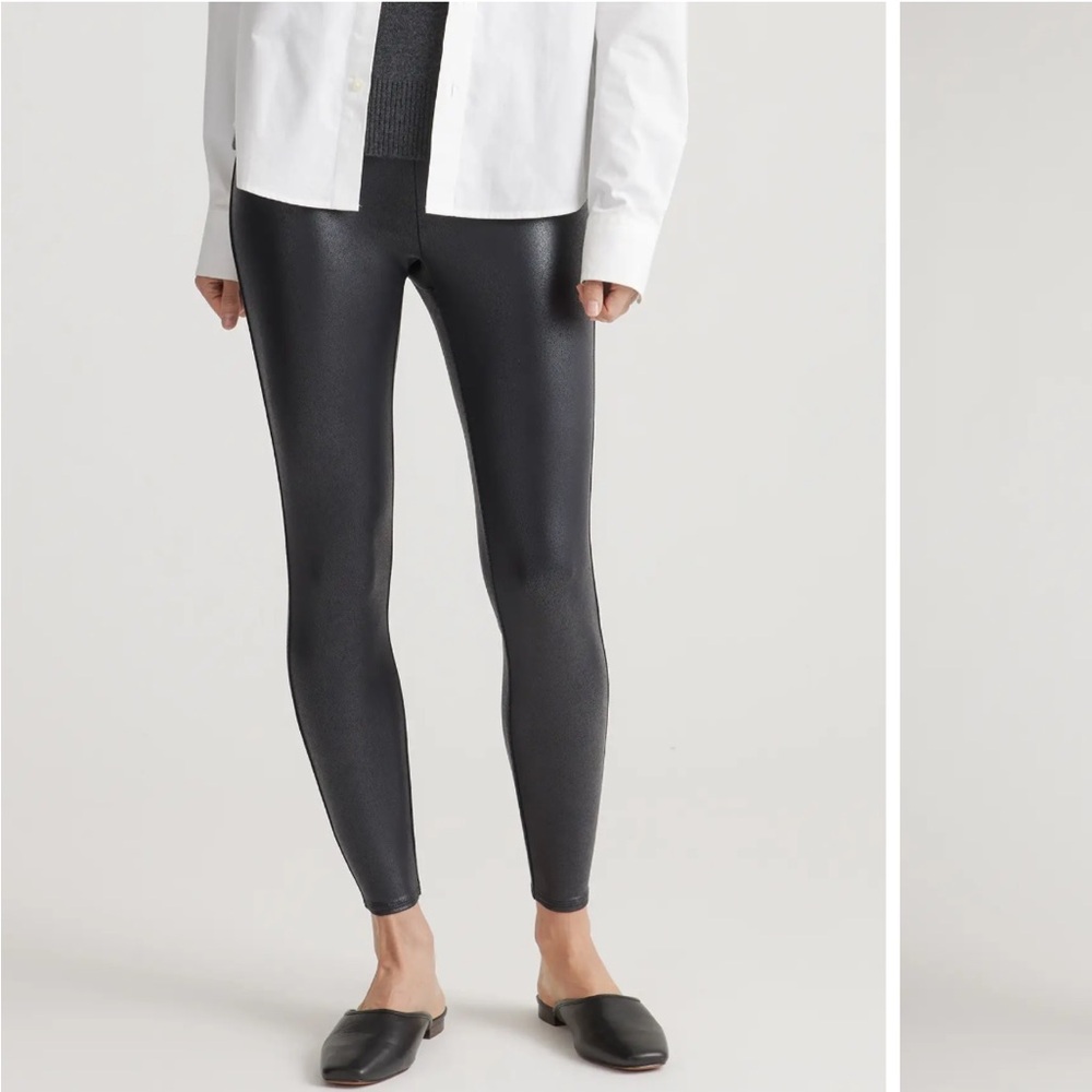 Quince high rise pleather legging